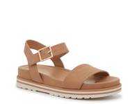 Xeyla Platform Sandal Cognac view