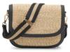 Maggie Crossbody Black/Beige Raffia view
