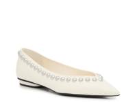 Studded Ballet Flat White view