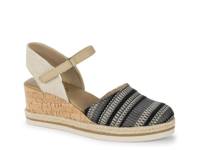 Alycia Wedge Sandal Black view