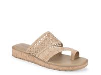 Gibby Wedge Sandal Beige view