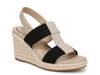 Tallulah Espadrille Wedge Sandal Black/Natural Beige view