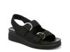 Goodie Wedge Sandal Black view
