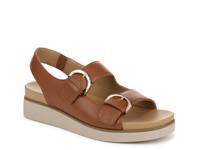 Goodie Wedge Sandal Dark Brown view