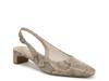 Lorena Pump Taupe Snake Print view