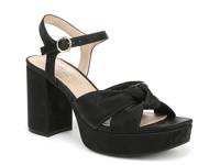 August Platform Sandal Black view