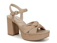 August Platform Sandal Dark Brown view