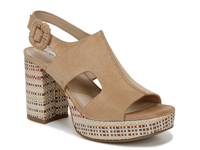 Audra Platform Sandal Taupe view