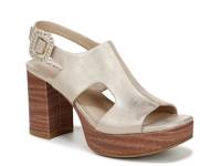 Audra Platform Sandal Gold Metallic view