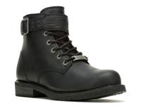 Vintage Moto Short Boot Black view