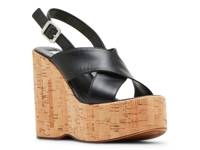 Infinity Wedge Sandal Black view