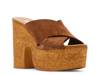 Saffron Platform Sandal Chesnut view