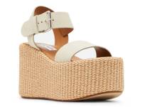 Sunset Platform Sandal Bone White Leather view