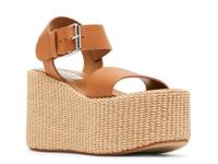 Sunset Platform Sandal Tan Leather view