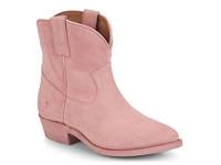 Billy Western Bootie Light Pink Suede view