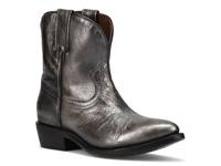 Billy Western Bootie Dark Pewter Leather view