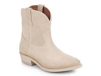 Billy Western Bootie Ivory Suede view