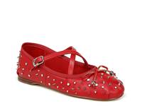 Zuri Stud Ballet Flat Red view