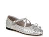 Zuri Stud Ballet Flat Silver view