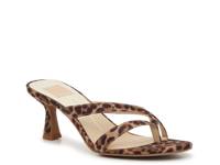 Dakota Sandal Brown/Black Leopard Print view