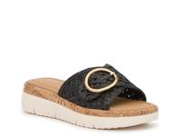 Pevola Wedge Sandal Black view