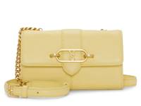 Fenel Leather Clutch Yellow view