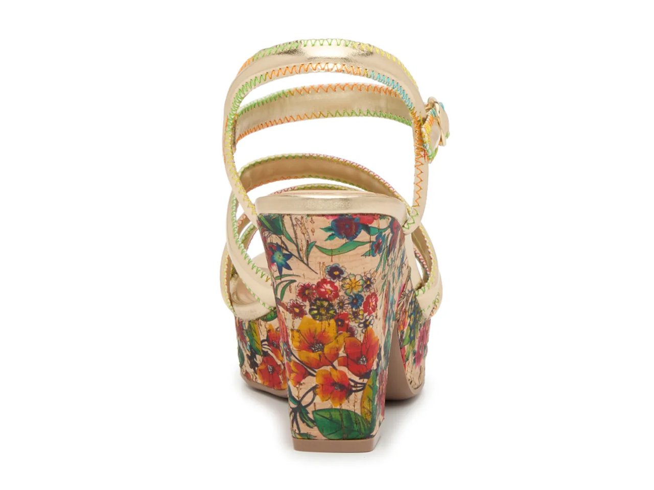 Olive Platform Sandal