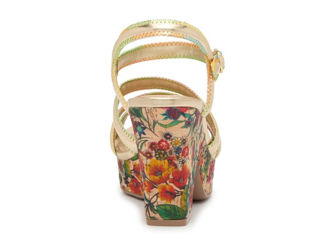 Olive Platform Sandal