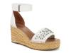 Clemens Wedge Sandal White view