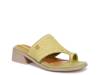 Sia Toe Loop Sandal Green Raffia view