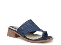 Sia Toe Loop Sandal Blue view