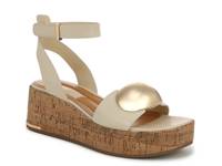 Taysha Wedge Sandal White view