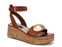 Taysha Wedge Sandal Dark Brown view