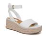 Tiffany Wedge Sandal White view