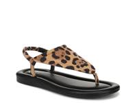 Jocelyn Sandal Brown Leopard Print Suede view