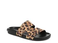 Britt Sandal Brown Leopard Print Suede view