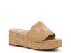 Camila Wedge Sandal Sand Raffia view