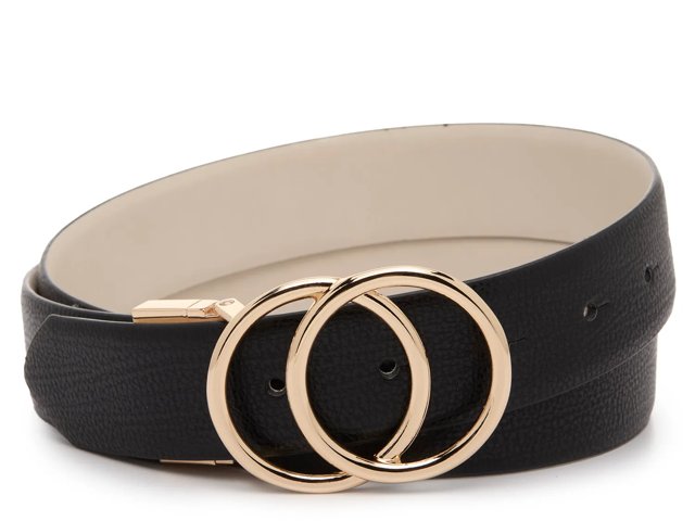 Double Ring Women's Reversible Belt