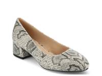 Saarii Pump White/Grey Snake Print view