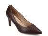 Scylee Pump Brown Croc Print view