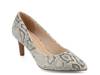 Scylee Pump Grey/White Snake Print view