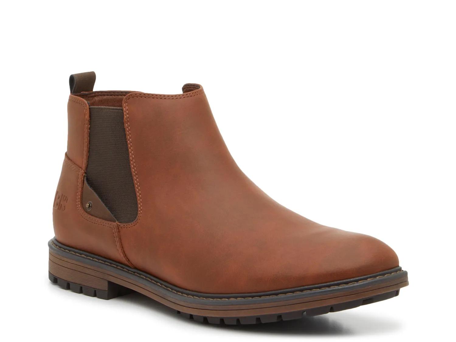 B-52 By Bullboxer Men\'s Black Faux Leather Zipper Ankle Boots Size 9 NWOT B-52 by Bullboxer Moc Toe Boots (For Men) - Save 60% main image 2