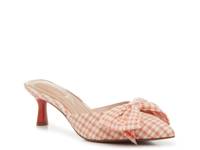 Jadot Mule Light Pink Plaid Print view