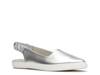 Point Slingback Flat Silver Metallic view