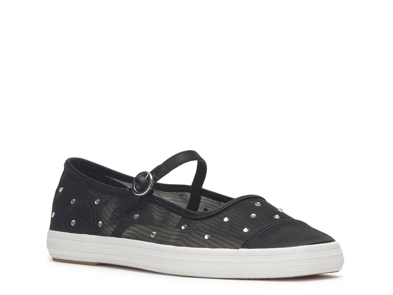Square Toe Mary Jane Flat