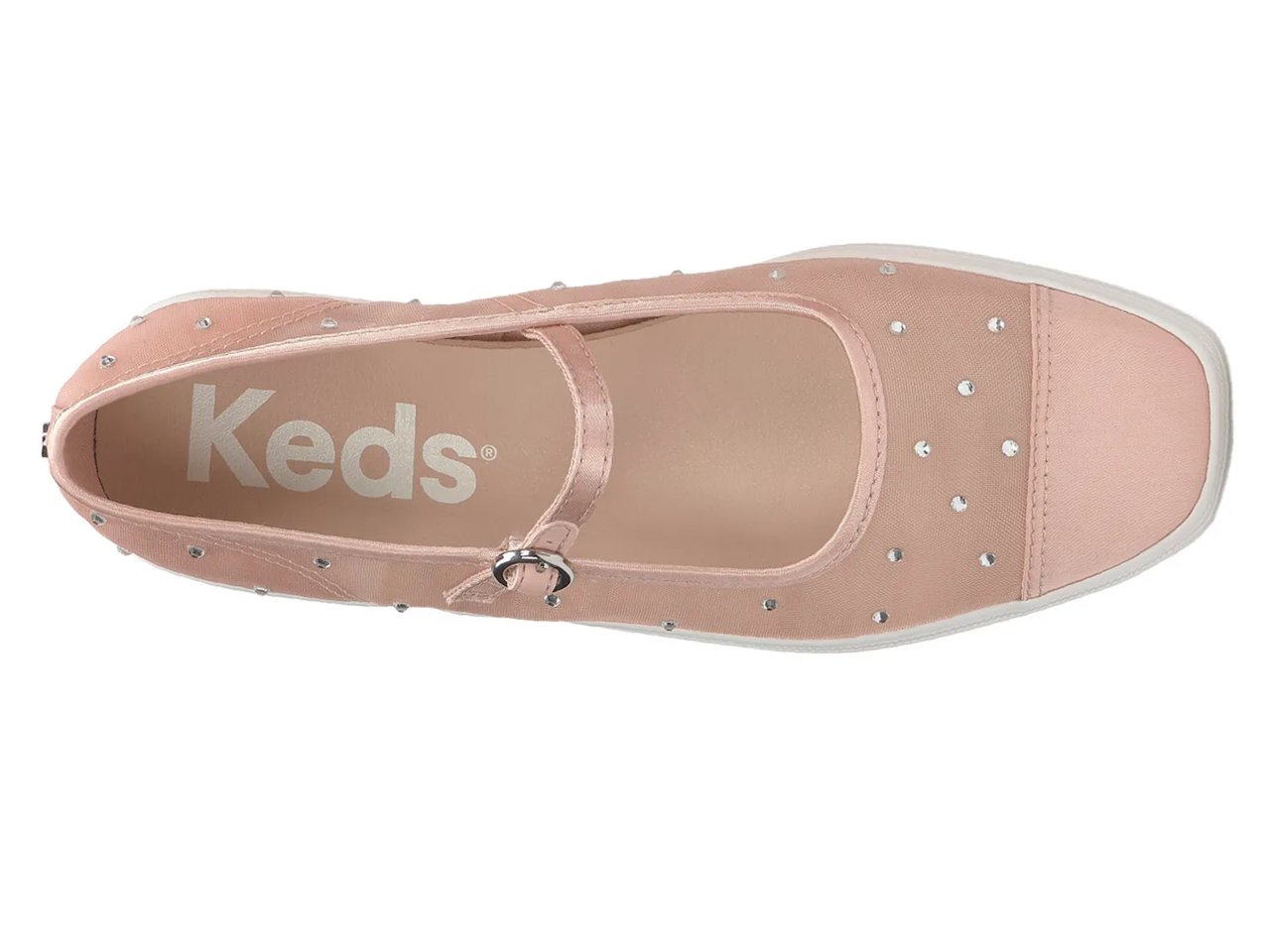 Square Toe Mary Jane Flat