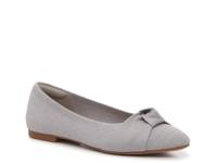 Meesha Ballet Flat Grey Glitter view