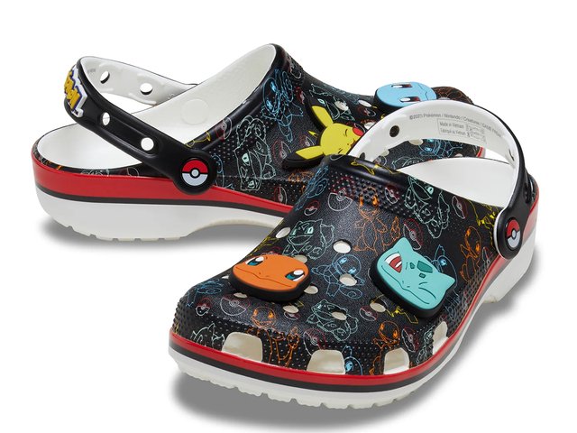 Crocs Pokemon Print Classic Clog - Free Shipping | DSW display picture 1