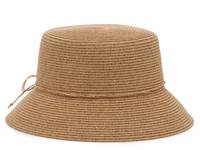 Classic Straw Bucket Hat Tan view
