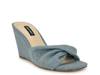 Nikhil Wedge Sandal Blue view